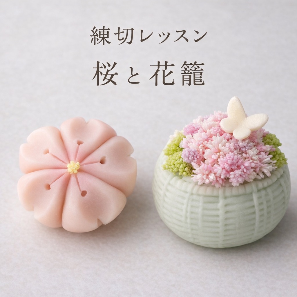 【募集中】練り切り体験レッスン